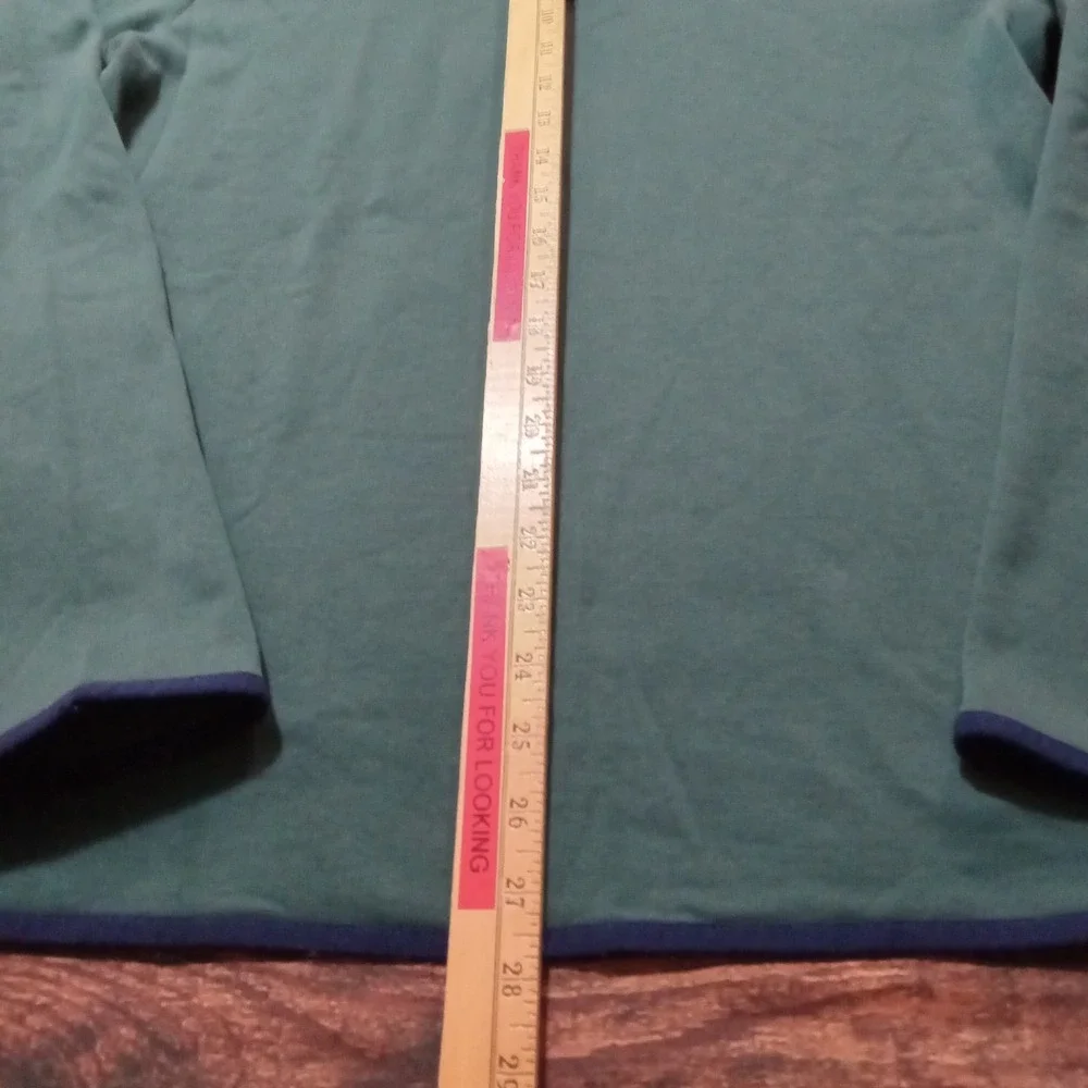 Vineyard Vines 1/4 Snap Long Sleeve Pullover Mock Neck Men's Small Green